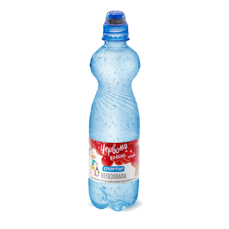Вода мінеральна ЧЕРВОНА КАЛИНА Спортік, негазована, 0,5л